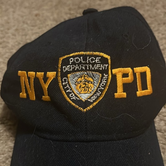 NYPD Baseball Hat Velcro Sling Back - Picture 2 of 10